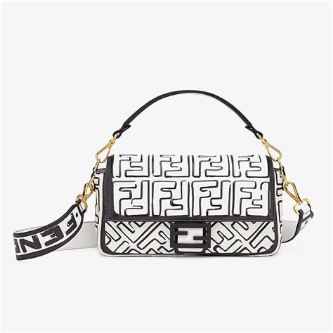 black and white fendi bag|fendi bag price usa.